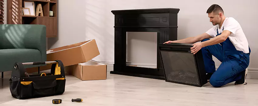 Old Rusted Metal Fireplace Repair And Replacement in Winchester, KY